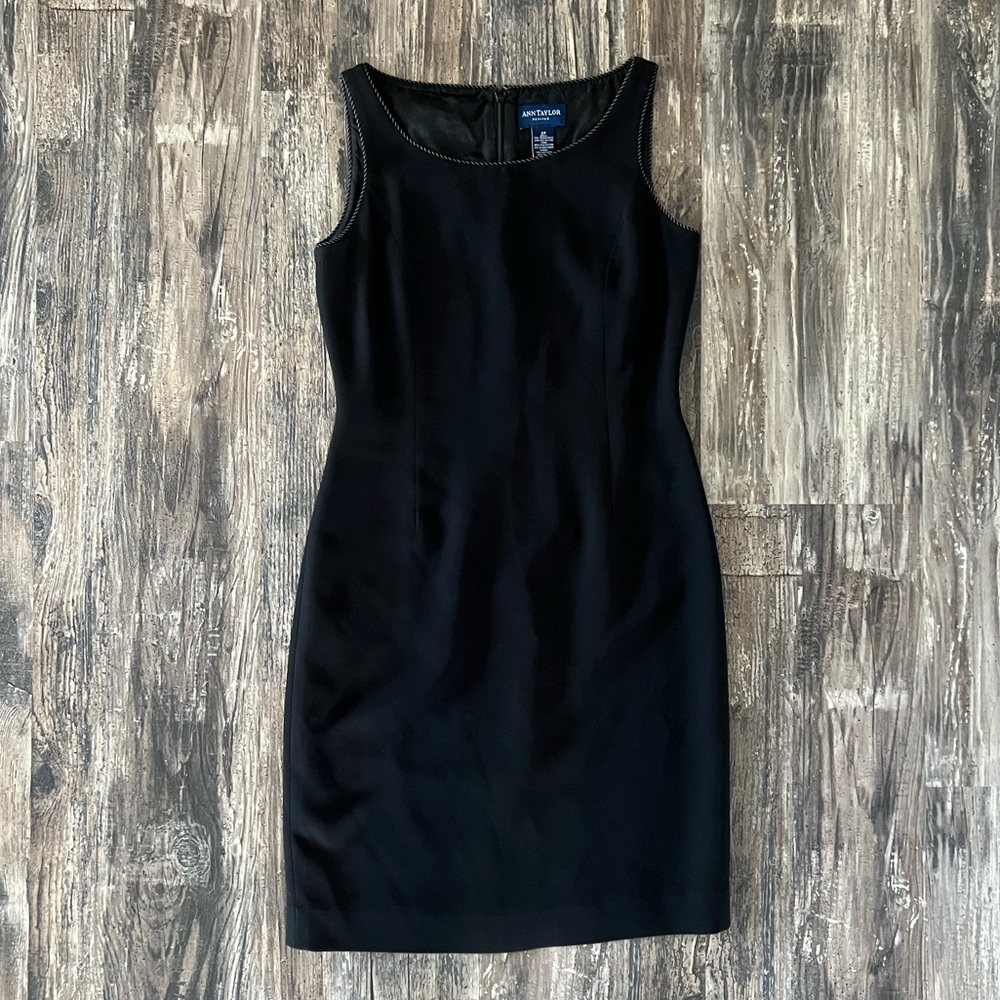 💓Ann Taylor little black dress women’s size 2P 2 petite